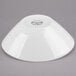 A white Libbey porcelain bowl.