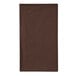 A chocolate brown Hoffmaster 2-ply paper dinner napkin.