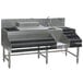 Eagle Group CCS-60-1 Spec-Bar 60 inch Stainless Steel Combination Cocktail Station with 12 inch Liquor Display