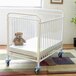 L.A. Baby CS-8510 24 inch x 38 inch Condo Window Evacuation Window Crib with 3 inch Fire Retardant Mattress