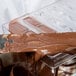 A chocolate spread in a Polycarbonate chocolate mold.