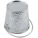 A Tablecraft galvanized steel pail with a handle.