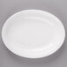 A white oval Fiesta china platter.