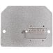 A Nemco Noodler front plate assembly with a hole in a metal plate.