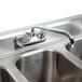 a close-up of a faucet