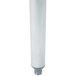 A white plastic container with a grey cap.