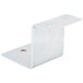 A white metal Metro HD wall clamp with a hole in the middle.