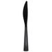 A WNA Comet Classicware EcoSense black plastic knife with a black handle.