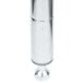 A silver stainless steel cylinder with a silver nut on top.