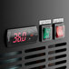 An Avantco UDD-60-HC double tap kegerator with a digital display showing red numbers.