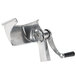 A metal Vollrath King Kutter hopper assembly with a handle.