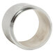 A close-up of a stainless steel Micro Matic Brigitte tower connector.