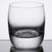 A close up of a Libbey Symmetry old fashioned glass.