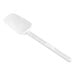 A white Rubbermaid spoonula with a handle.