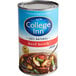 A College Inn can of beef broth with a spoon.
