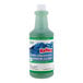 A green bottle of Noble Chemical Reflect Super Concentrated Window Cleaner with a green label.