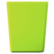 A lime green rectangular Tablecraft bowl.