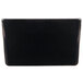 A black rectangular Tablecraft bowl with white specks.