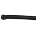 A black iron spiral wire cone basket with a black rubber handle.