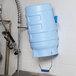 A Vollrath Traex blue plastic ice porter hanging bracket.