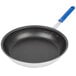 A Vollrath Wear-Ever aluminum non-stick fry pan with a blue Cool Handle.