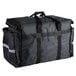 A black ServIt food pan carrier bag with straps.