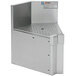 A stainless steel Eagle Group Spec-Bar inner corner workboard with drain holes.