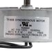 A close-up of an Avantco 177PRBDMOTOR white synchro motor.