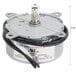 An Avantco 120V electric motor with black wires.