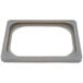 A gray silicone rectangular frame.