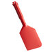 A red plastic paddle with a polypropylene handle.