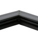 A black corner of a True Magnetic Door Gasket.