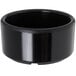 A Carlisle black melamine ramekin.