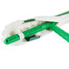 An Unger ThePad StripWasher with a green and white T-Bar in a white pouch.