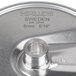 A Hobart stainless steel 5/16" vegetable slicer disc.