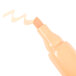 A close up of a Universal chisel tip highlighter pen with a white background.