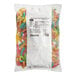 A bag of Albanese Large Sour Neon Gummi Worms on a white background.