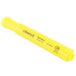 A Universal yellow highlighter pen with a chisel tip.