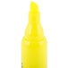 A yellow Universal desk style highlighter with a chisel tip and white cap.