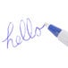 The blue and white Universal Oil-Based Ballpoint Stick Pen tip.