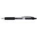 A black Universal One gel pen with a black cap.