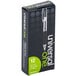 The black Universal One pen packaging with a pen inside.