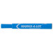A blue Avery Marks-A-Lot marker with white text on it.