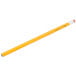 A Universal yellow woodcase pencil with a black eraser on a white background.