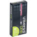 A Universal One box of 12 red medium point retractable ballpoint pens.