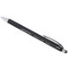 A black Universal One ballpoint pen with a silver tip.