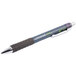 The Universal black medium point retractable rollerball gel pen with a green tip.