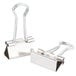 Two Universal silver small binder clips.