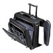 Samsonite 110201041 17 1/2 inch x 7 1/2 inch x 15 inch Black Nylon Side Loader Office Rolling Laptop Case