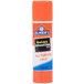 An orange Elmer's Clear School Glue Stick label.